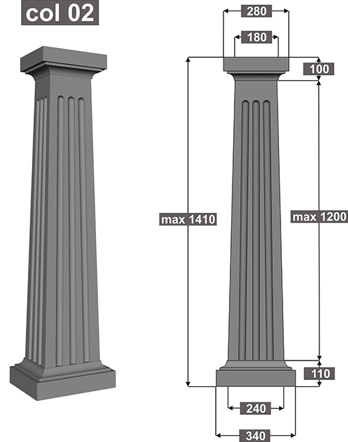 colonial pillars